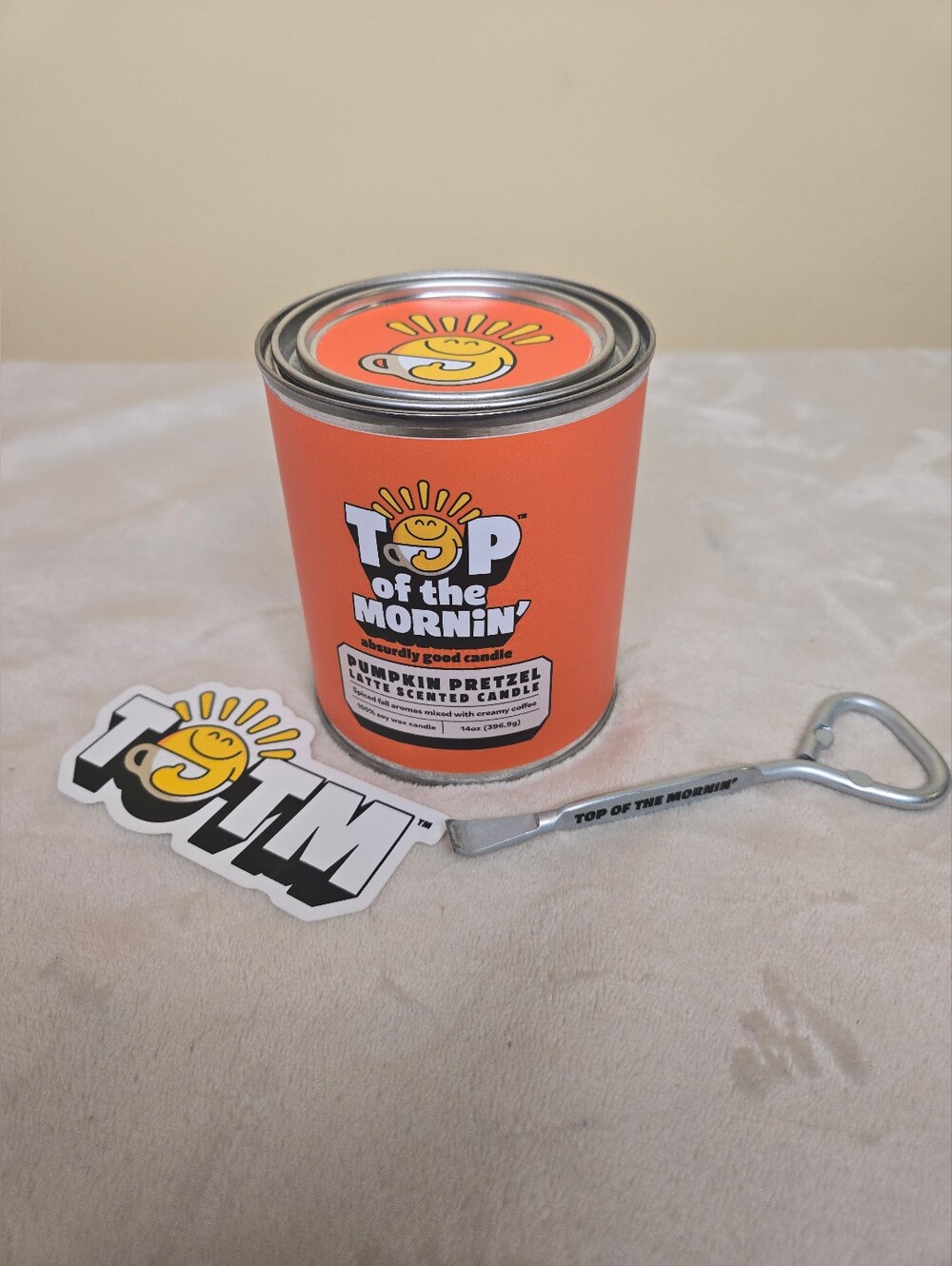 Top Of The Mornin Pumpkin Pretzel Latte Candle From Jacksepticeye